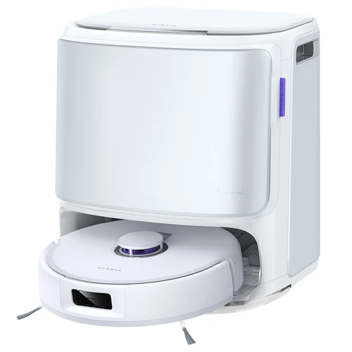 Narwal Freo Z10 Robot Vacuum and Mop, Tangle Free, 15,000Pa Suction, Adapts to Hard-to-Reach Areas, Self-Emptying, Mop Washing & Drying, Obstacle Avoidance, for Pet Hair & Hard Floor, White