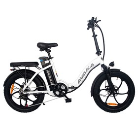 AVAKA BZ20 PLUS Elektrofahrrad 500W 18.2AH Einteiliges Rad Weiß