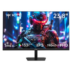 KTC H24F8 Moniteur, écran IPS rapide 23,8 pouces 1920 x 1080, taux de rafraîchissement de 190 Hz, temps de réponse de 1 ms, HDR10, synchronisation adaptative, synchronisation d'action dynamique, faible lumière bleue et sans scintillement