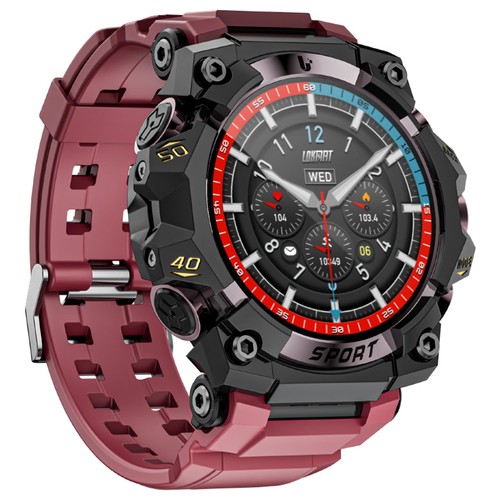 LOKMAT ATTACK 3 Pro Smartwatch Rot