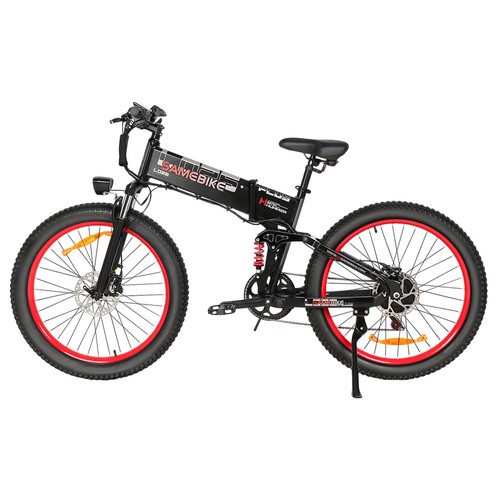 SAMEBIKE LO26-Plus Elektrofahrrad 1000W 48V 15Ah Schwarz