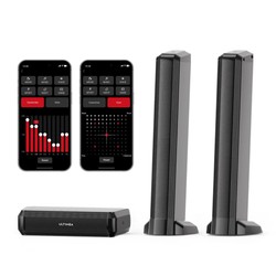Ultimea Apollo S70 Lighting Soundbar with 5.0 Channel, Detachable Design, APP Control, Dynamic RGB Light, 121 Preset EQ Matrices