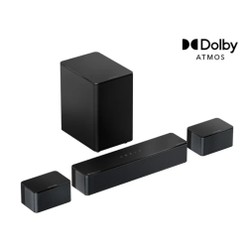 Ultimea Poseidon D60 5.1 Soundbar mit Dolby Atmos, 3D Surround Sound System, Soundbar für TV Geräte mit Subwoofer, 2 hinteren Lautsprechern, Soundbar Bluetooth 5.3 mit einstellbarem Bass