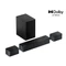 Ultimea Poseidon D60 5.1 Soundbar mit Dolby Atmos, 3D Surround Sound System, Soundbar für TV Geräte mit Subwoofer, 2 hinteren Lautsprechern, Soundbar Bluetooth 5.3 mit einstellbarem Bass