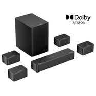 Ultimea Poseidon D80 Kit de haut-parleurs de caisson de basses pour barre de son 7.1 canaux Dolby Atmos puissance de crête de 460 W