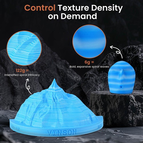 ERYONE High Speed PLA Matt Twisted Filament 1kg - Arktisblau