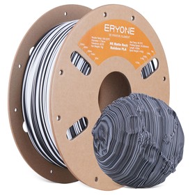 ERYONE High Speed PLA Matte Twisted Filament 1kg Zebra Stone