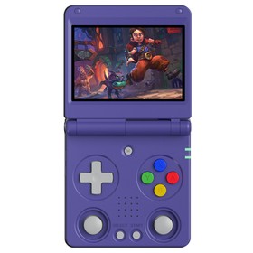 ANBERNIC RG34XXSP Flip Game Console 64GB Blue
