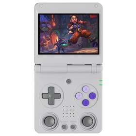 ANBERNIC RG34XXSP Flip Game Console 64GB Grey