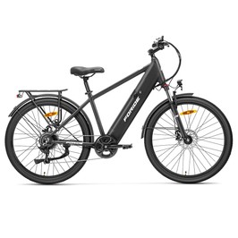 Foride Roamer 1 Übersteigerfahrrad, 250W Motor, 36V 13Ah Akku, 27,5 Zoll Reifen, 25 km/h Höchstgeschwindigkeit, 100 km maximale Reichweite, Scheibenbremse, Federung mit Sperre, Shimano 7-Gang-Schaltung