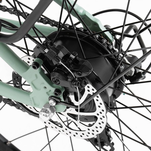 Vélo Électrique Hybride EMU Roam Crossbar – Cadre 20" – 700c – Vert – 7 Vitesses