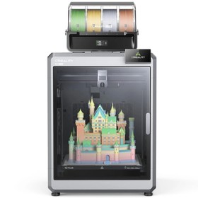 Kombo Creality K2 Plus 3D Printer dengan CFS, 600mm/s, Pencetakan Multiwarna, Apus Extruder, Deteksi Kemiringan, Motor Loop Tertutup FOC, Pemanas Ruang Aktif, 350x350x350mm