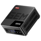 AOOSTAR GEM12 Max Mini PC Barebone (sans RAM ni SSD) AMD Ryzen 7 8745HS double LAN 2.5 GHz Wi-Fi 6 Bluetooth 5.2