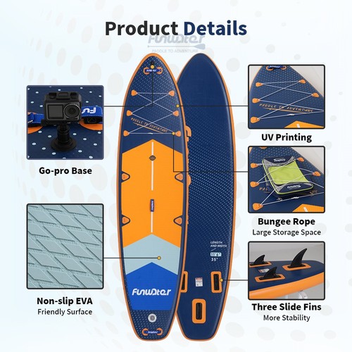 FunWater SUPFW43B Stand Up Paddle Board 350*90*15cm