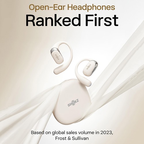 SHOKZ OpenFit 2 Open-ear Earbuds White