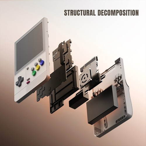 Retroid Pocket Classic Android 14 Game Console Grey 6GB 128GB