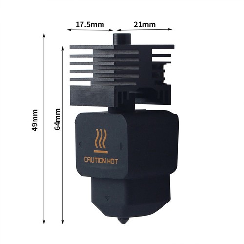 FYSETC 0,2 mm abnehmbares Hotend-Kit mit gehärteter Stahldüse für Bambu Lab H2D A1/A1 mini