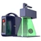 Gweike G2 MAX 50W Faserlaser, Hochleistungs-Metallgravur (5mm), 150x150mm, 90+ Farben, Auto-Lift