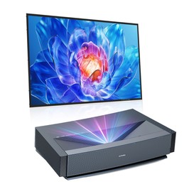 Ultimea Thor T60 4K 4000 ANSI lézer TV projektor + 100 hüvelykes Fresnel vetítővászon