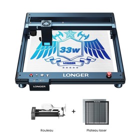 LONGER Laser B1 30W Laser Plateau Laser Rouleau Rotatif