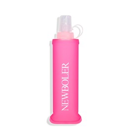NEWBOLER BOT200 Foldable Soft Water Bottle 250ml Pink