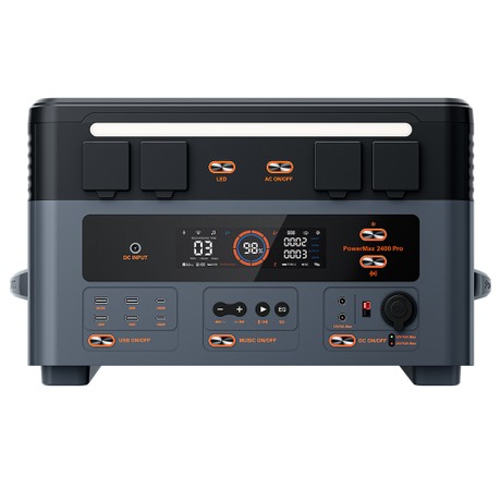 Blackview Oscal PowerMax 2400 Pro Powerstation 2016Wh + 1x BP2400 Pro 2016Wh LiFePO4 Akku