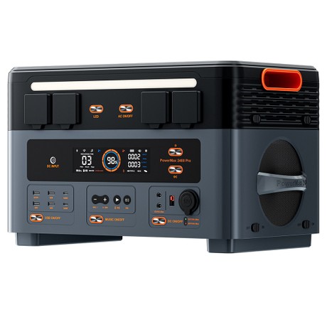 Blackview Oscal PowerMax 2400 Pro Powerstation 2016Wh + 1x BP2400 Pro 2016Wh LiFePO4 Akku