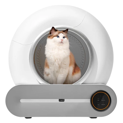 A2401 Smart Cat Litter Box, 65L Large Capacity, Auto-clean, Ultra-Quiet, and Multi-Cat Friendly