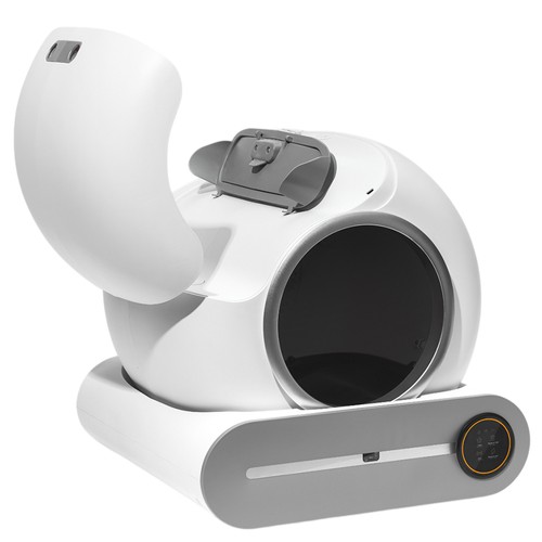 A2401 Intelligente Katzentoilette, 65 l großes Fassungsvermögen, automatische Reinigung, ultraleise und für mehrere Katzen geeignet