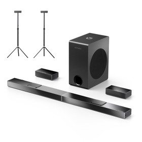 Ultimea Nova S80 5.1.2 csatornás soundbar 2 hangszóróállvánnyal
