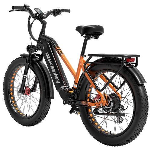 LANKELEISI DM530Plus Elektrofahrrad 1000W 52V 20Ah Schwarz Orange