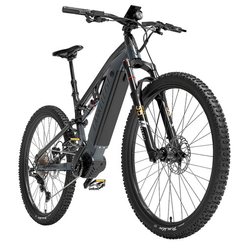 LANKELEISI GT800 Elektrofahrrad 500W 48V 20Ah Grau