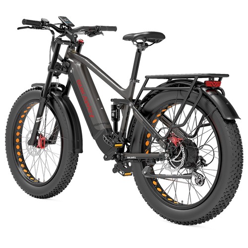LANKELEISI Silvertip8 Elektrofahrrad 1000W 52V 20Ah Schwarz Grau