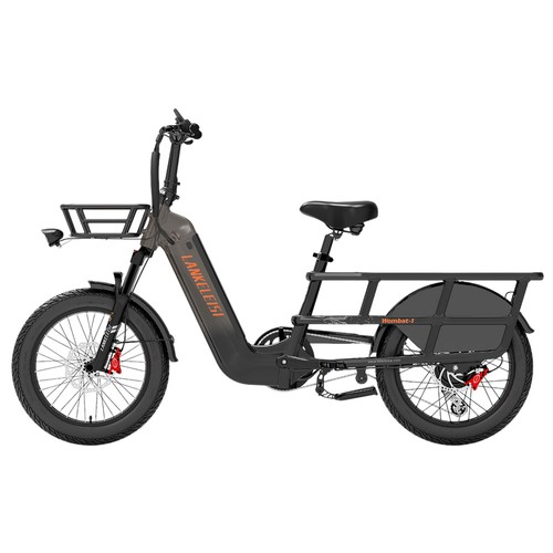 LANKELEISI Wombat-1 Cargo Elektrofahrrad 1000W 48V 20Ah Grau