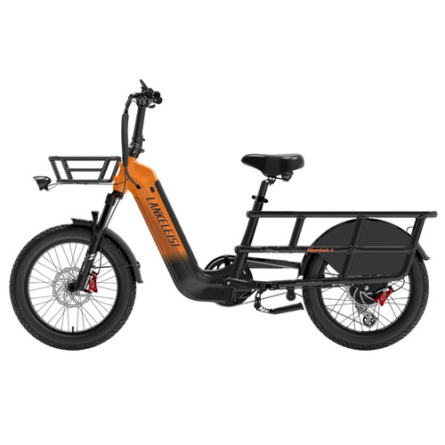LANKELEISI Wombat-1 Lasten-Elektrofahrrad 1000W 48V 20Ah Orange