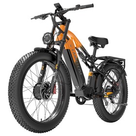 LANKELEISI XT750 Sports Version Electric Bike 500W 48V 12.8Ah Orange
