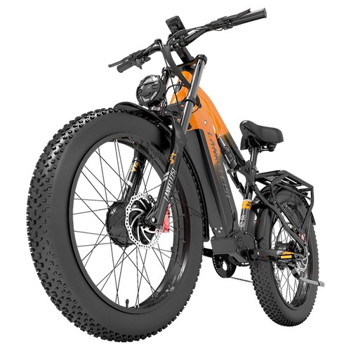LANKELEISI XT750 Sportversion Elektrofahrrad 500W 48V 12.8Ah Orange