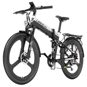 LANKELEISI XT750 Sports Version Electric Bike 500W 48V 12.8Ah Yellow