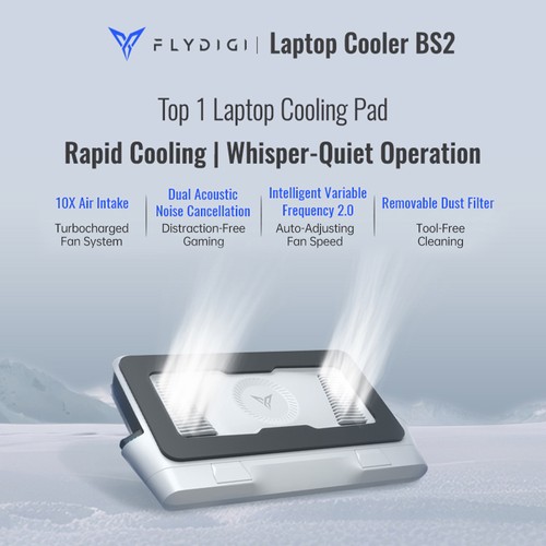 Flydigi BS2 Laptop-Kühlpad für Laptops ab 15,6 Zoll