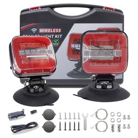 ORPRO 5023B LED Wireless Magnetic Trailer Lights US Plug