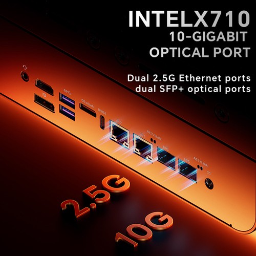 AOOSTAR WTR MAX 11 Bays NAS Mini PC 8845HS 32GB 1TB EU Plug