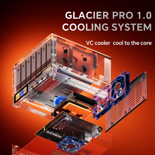 AOOSTAR WTR MAX 11 Bays NAS Mini PC 8845HS 32GB 1TB EU Plug