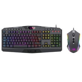 Redragon S101-K-DE Kabelgebundene Tastatur- und Mauskombination, deutsches Layout 4200