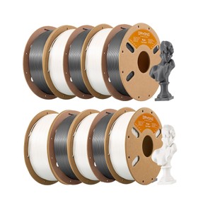 10kg ERYONE High Speed PLA Plus Filament 5kg Ivory White/ Gray