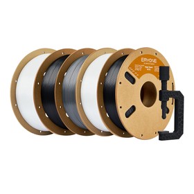 5kg ERYONE High Speed PETG Filament 2kg White/ Black + 1kg Gray