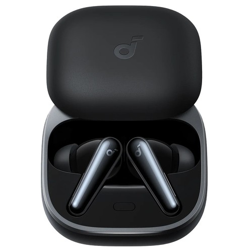 Anker Soundcore Liberty 5 ANC-Ohrhörer, Dolby Audio, 2x stärkere Stimmenunterdrückung, Adaptives ANC 3.0, bis zu 48 Stunden Spielzeit – Schwarz