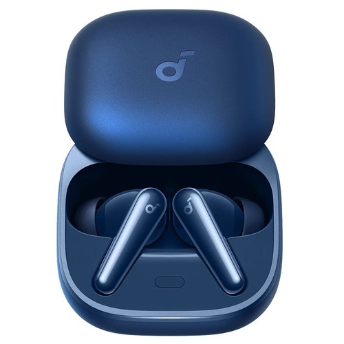 Anker Soundcore Liberty 5 ANC-Ohrhörer, Dolby Audio, 2x stärkere Sprachunterdrückung, Adaptives ANC 3.0, bis zu 48 Stunden Spielzeit – Blau