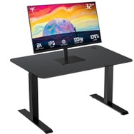 ACGAM JSZ-3 Cadre Bureau Réglable en Hauteur avec Plateau + KTC H32T13 Moniteur Gaming 2560*1440
