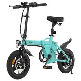 ESKUTE F100 Faltbares Elektrofahrrad 250W 36V 9Ah Blau