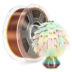 Mecpow Filament PETG 1kg Arc-en-Ciel Transparent Style 1
